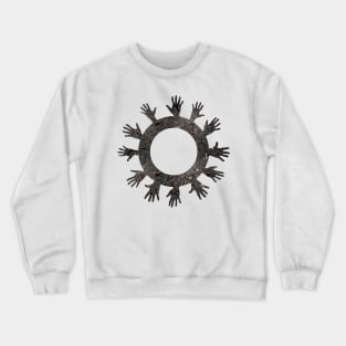 Hands In A Circle Crewneck Sweatshirt